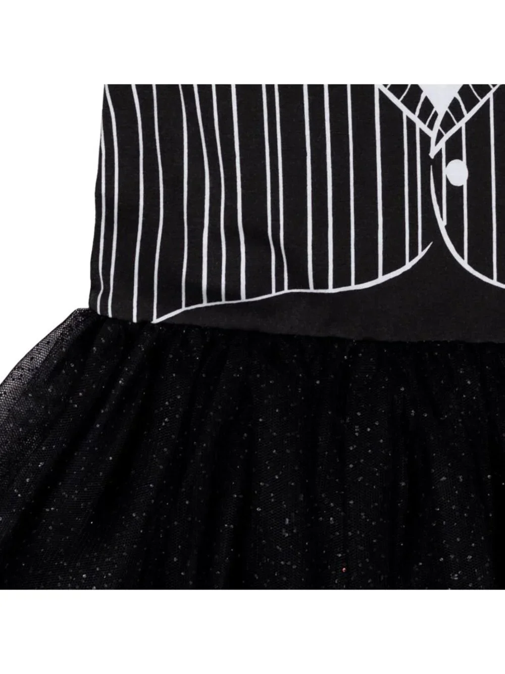 Jack Skellington Hooded Tutu Dress Girls Halloween Cosplay Costume